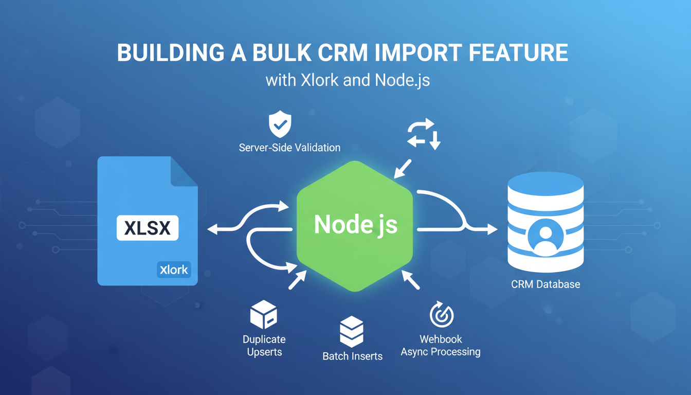 Building a Bulk CRM Import Feature with Xlork and Node.js