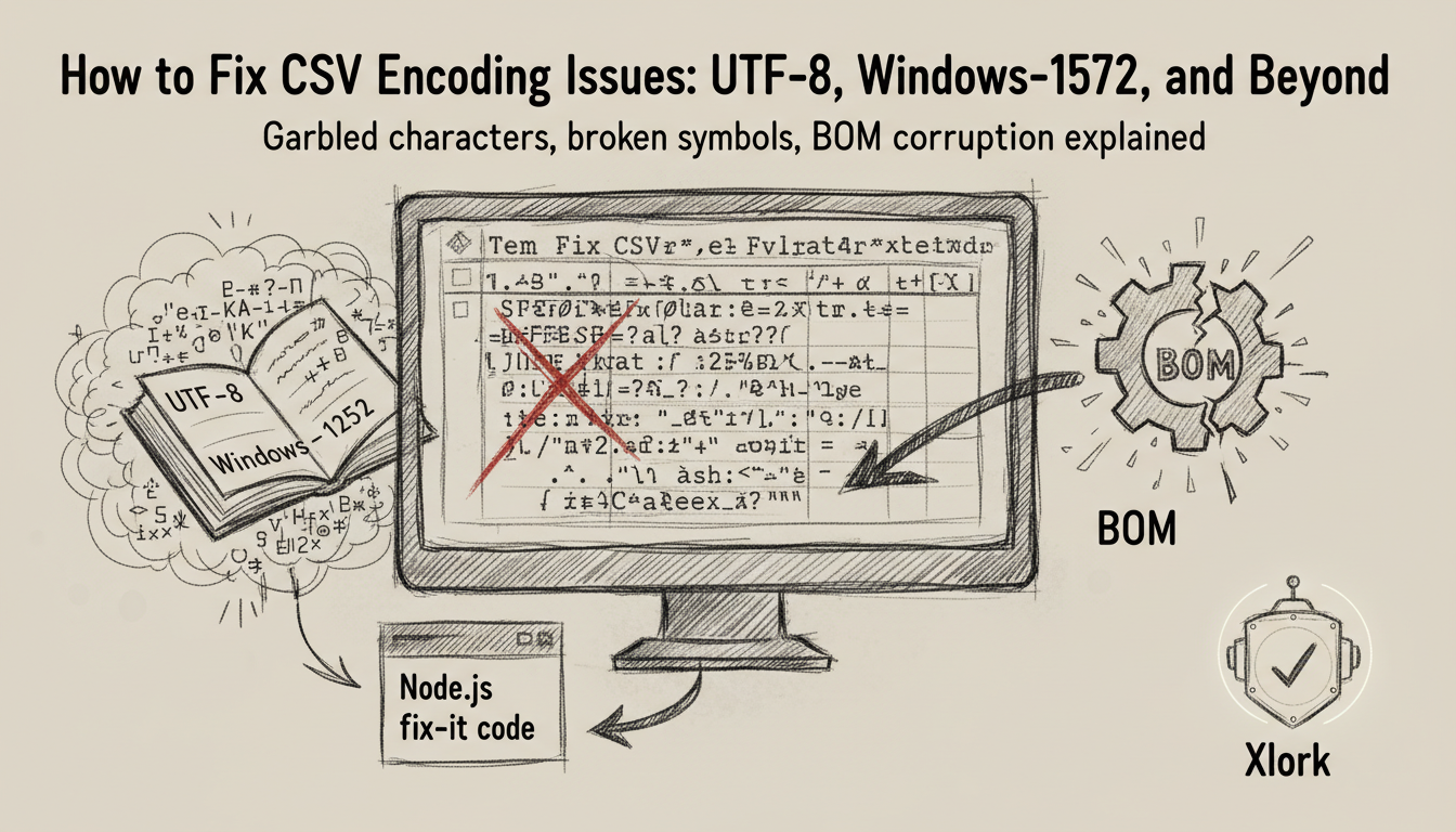 How to Fix CSV Encoding Issues: UTF-8, Windows-1252, and Beyond