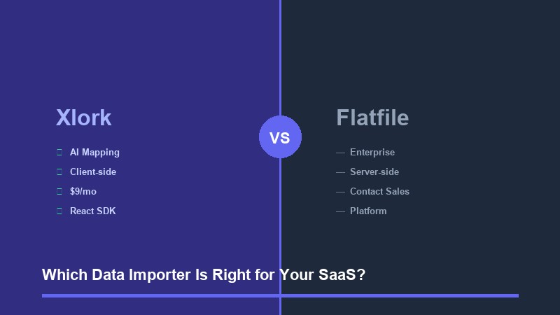 Xlork vs Flatfile: Which Data Importer Is Right for Your SaaS in 2026?